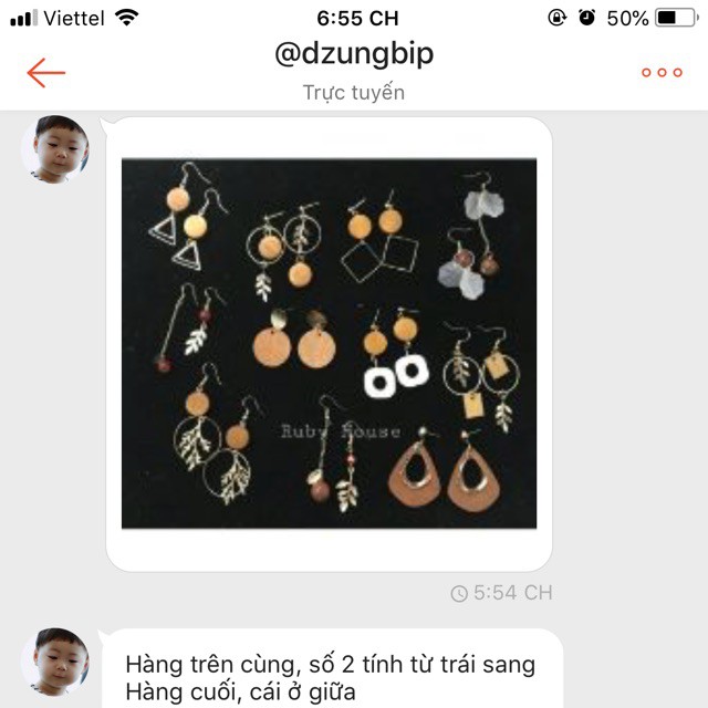 [Follow Shop] Combo 10 khuyên kẹp cho người không có lỗ