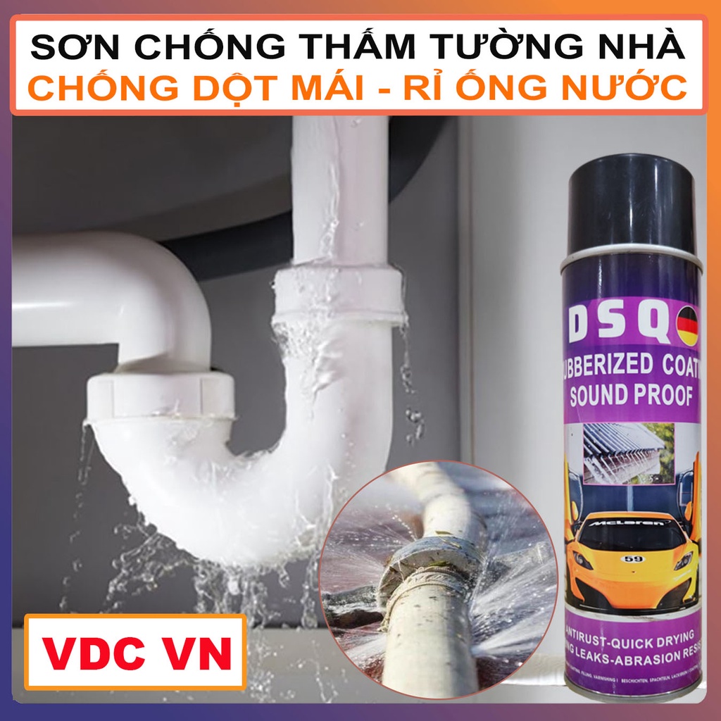 Sơn Chống Thấm Đa Năng, Chống Rột Nhà Cửa, Ống Nước, Sàn Nhà,... Công Nghệ Nano Cao Cấp - MACA COMPANY