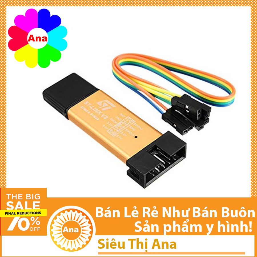 [Mã ELSEP10K giảm 10k]MẠCH NẠP ST-LINK V2 - Mạch nạp STM8, STM32 | BigBuy360 - bigbuy360.vn
