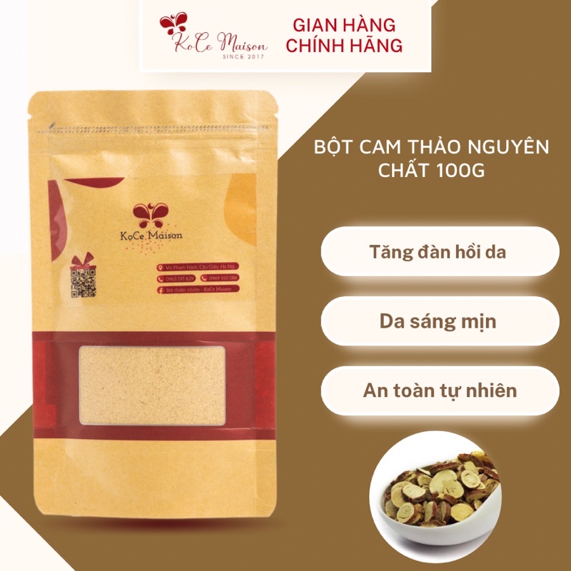 100G BỘT CAM THẢO