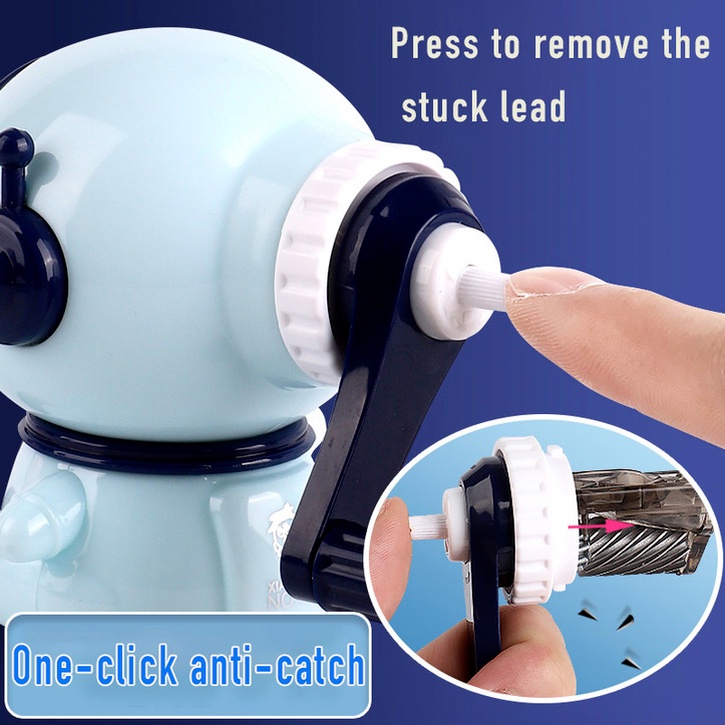 Đồ Chuốt Bút Chì Tự Động Hình Phi Hành Gia Hoạt Hình Có Thể Điều Chỉnh Không Gian Gọt Bút Chì Tự Động Cho Học Sinh