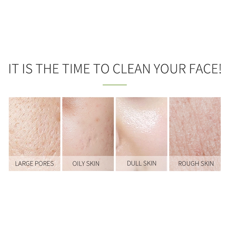 Set 3 mặt nạ bùn LAIKOU chiết xuất trà xanh matcha làm sạch sâu và kiềm dầu 3g