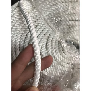 [1M ] DÂY THỪNG TRẮNG 4LY 6MM 6LY 8mm 8ly DÂY TƠ. Dây thừng.