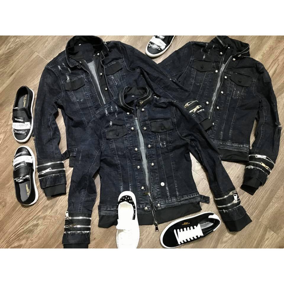 [SHOP THỜI TRANG CAO CẤP] Áo Jacket Jean siêu cấp Dsquared [FREE SHIP]