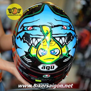 Nón Bảo Hiểm Fullface AGU Tem Cá