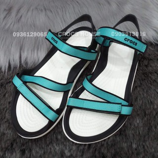 Sandal Cross Webbing Xanh Ngọc Cao Cấp