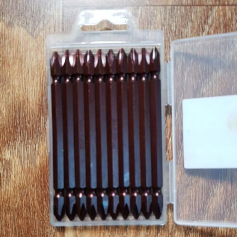 Mũi tô vít 2 đầu 4 cạnh dài 100mm