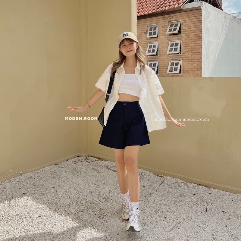 Quần short 2 lớp kaki mềm dày Dori