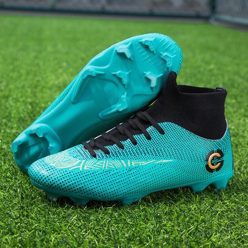 Giày Đá Bóng Size:36-48 FG C Ronaldo Mercurial soccer shoes High-top