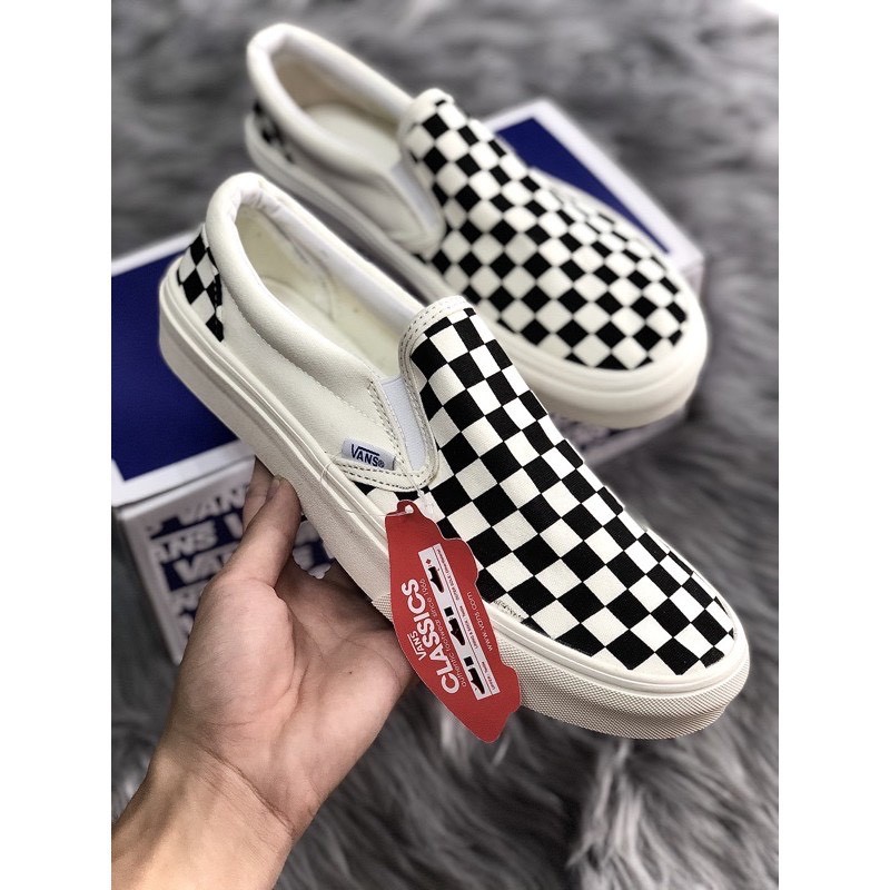 [Siêu Rẻ] Giày Vans Caro Lười Full box bill