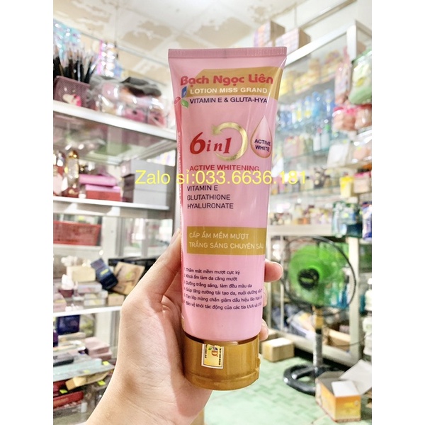 Kem bạch Ngọc liên đỏ hủ 150g  chai dưỡng body lition cấp ẩm  6 in 1