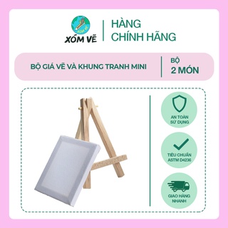 Giá vẽ tranh nhỏ mini kèm khung tranh SinoArt