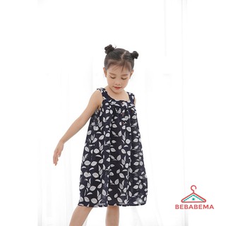 Váy đầm bé gái mùa hè họa tiết dễ thương
