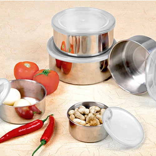 BỘ 5 HỘP INOX ĐỰNG THỨC ĂN