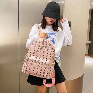 Balo mom size 40 vừa a4, laptop - sẵn trắng đen