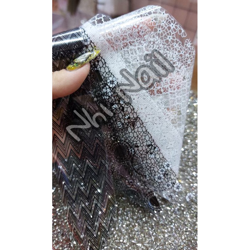 Phụ kiện Nail ,sét foil dán trang trí móng