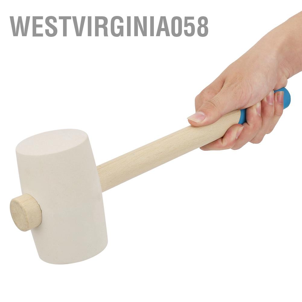 Hàng Hot Dụng cụ búa cao su bằng tay có tay cầm bằng gỗ cho các công trình lắp đặt Hàng giao ngayWestvirginia058