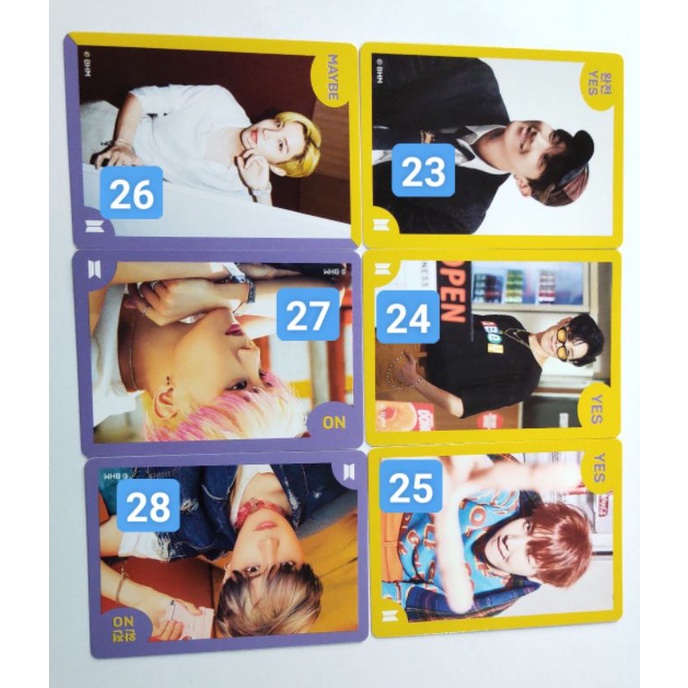 Card BTS official Do You Know Me