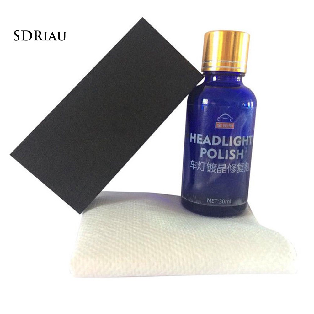 Dung dịch làm sạch kính đèn chiếu xe hơi 30ML tiện dụng