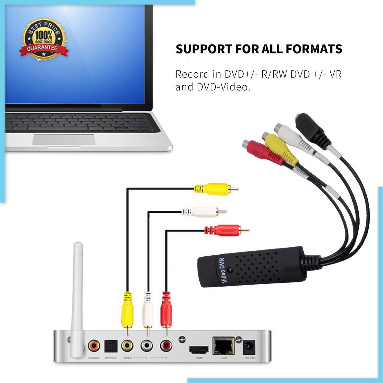 Bộ Chuyển Đổi Thẻ Video Usb 2.0 Cho Tv / Dvd Dvr Vhs | BigBuy360 - bigbuy360.vn