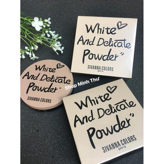 Phấn Trang Điểm Sivanna White And Delicate Powder