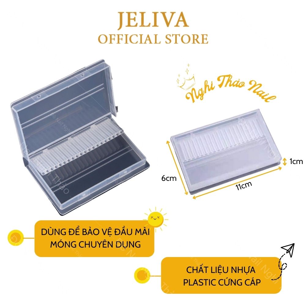 Hộp đựng đầu mài JELIVA 24 lỗ