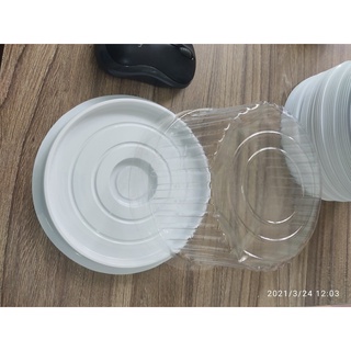 Lốc 50 -100 Hộp nhựa Đựng Bánh Tròn H24 Nắp Cao