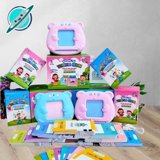 Máy đọc thẻ song ngữ Anh - Việt 112 thẻ - 224 Từ Vựng cho bé tập làm quen ngôn ngữ Kids House