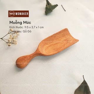 Muỗng Múc Gia Vị Bằng Gỗ Gõ Đỏ Tự Nhiên Cao Cấp Hàng Việt Nam Gia Công