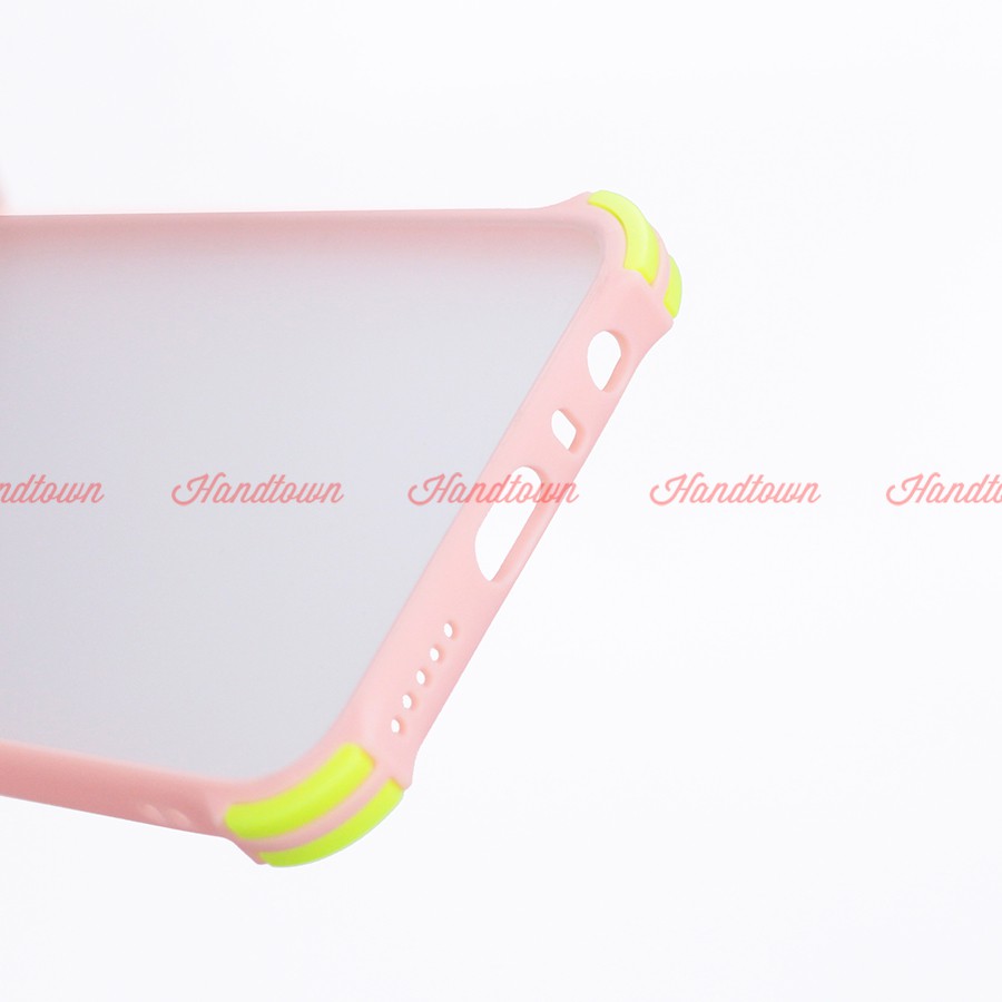 Ốp Lưng Chống Sốc Nhám Xiaomi Redmi Note 8 Viền Màu Thời Trang TPU Viền Dẻo Lưng Cứng