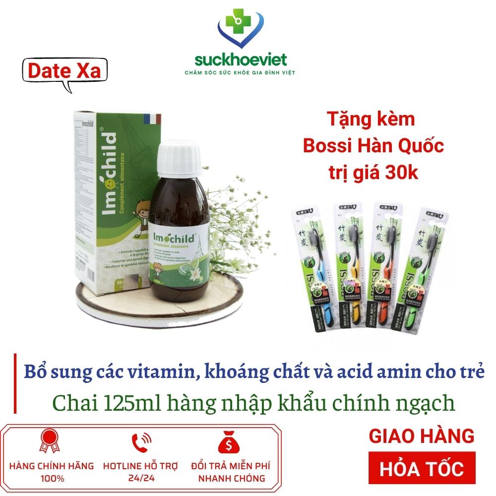 Siro tăng đề kháng Imochild bổ sung vitamin, khoáng chất và các acid amin chai 125ml