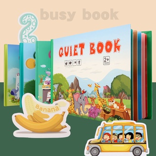 New product enlightenment early education cognitive hand tearing book children's concentration quiet book magic sticker 3 to 6 years old tearing and sticking book
