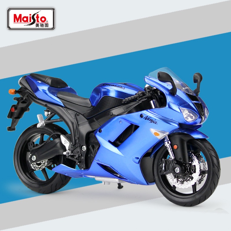 Xe mô hình lắp ráp 1:12 Maisto Kawasaki Ninja ZX-6R 39155