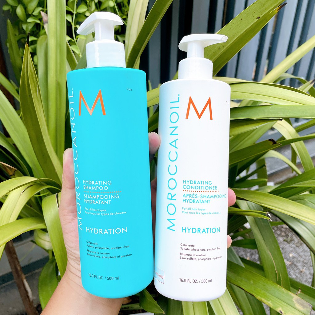 🌼Chính hãng 🌺 Dầu gội xả dưỡng ẩm Moroccanoil Hydrating HYDRATION 500mlx2