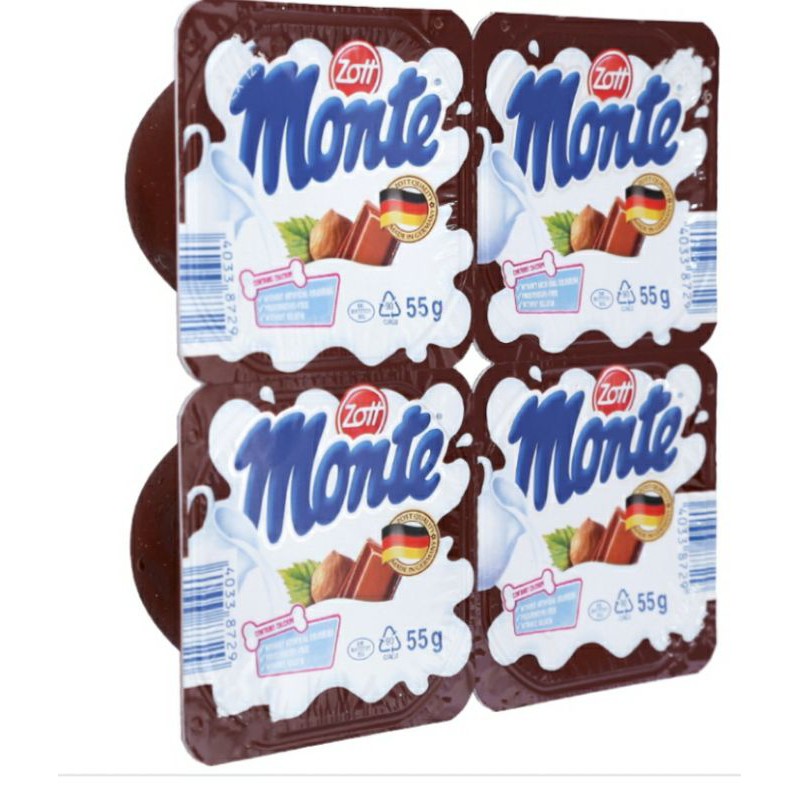 ván sữa monte socola