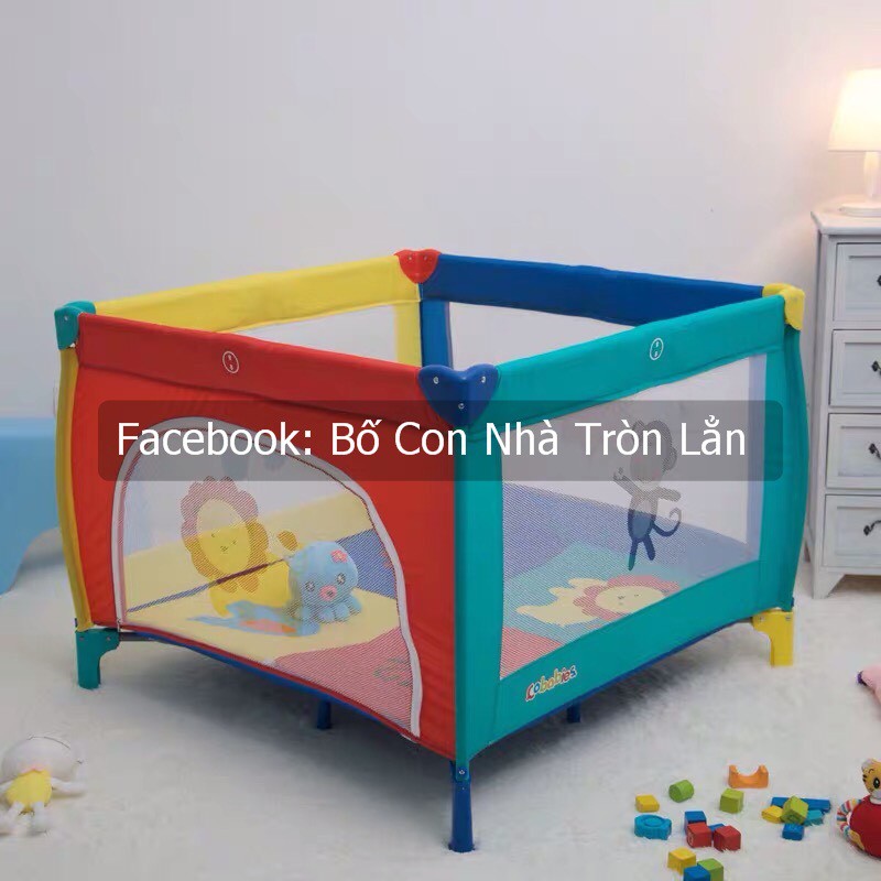 Quây cũi vải gập tiện lợi và hết sức chắc chắn an toàn cho bé - Nhà Bóng vải mini di động diện tích 1m2 gấp vào nhỏ gọn