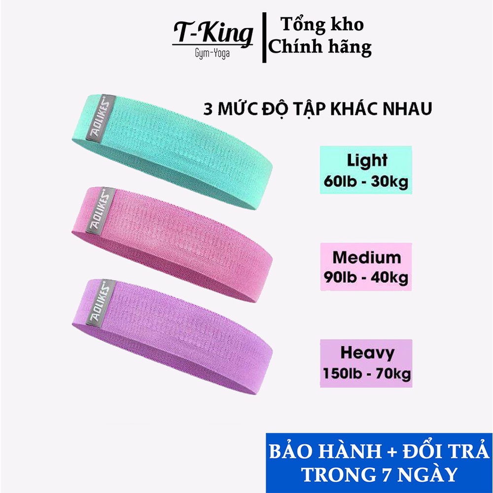 Set 3 Dây Kháng Lực MiniBand Tập Mông Aolikes