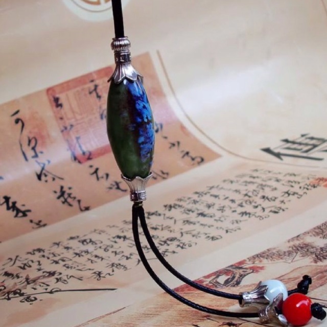 DÂY ĐEO CỔ - ĐÁ tua 2 hạt