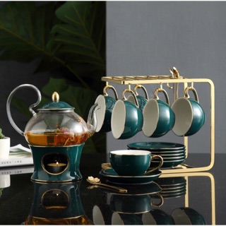 Bộ ấm trà chiều đun phong cách Bắc Âu
