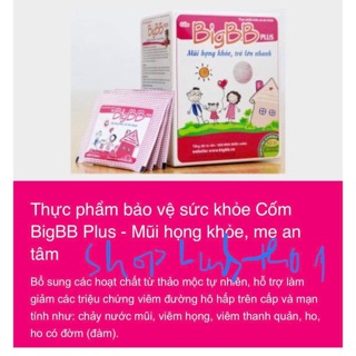 Cốm bigbb plus  (mũi họng khoẻ, trẻ lớn nhanh)