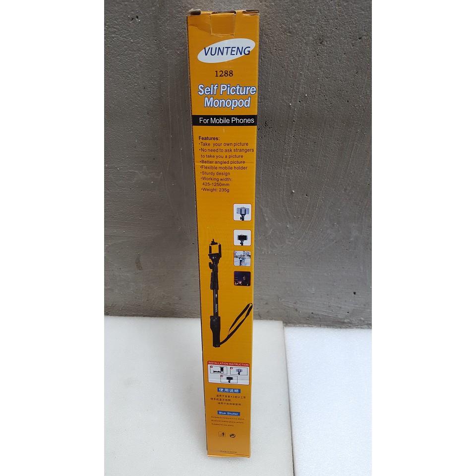 Gậy chụp hình tự sướng bluetooth YUNTENG 1288 cao cấp | BigBuy360 - bigbuy360.vn