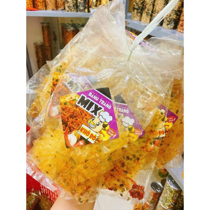 Bánh Tráng Mix Vị Khô Bò - 1 Bịch [FREE SHIP]TỪ ĐƠN 50K, [Loại Đặc Biệt]