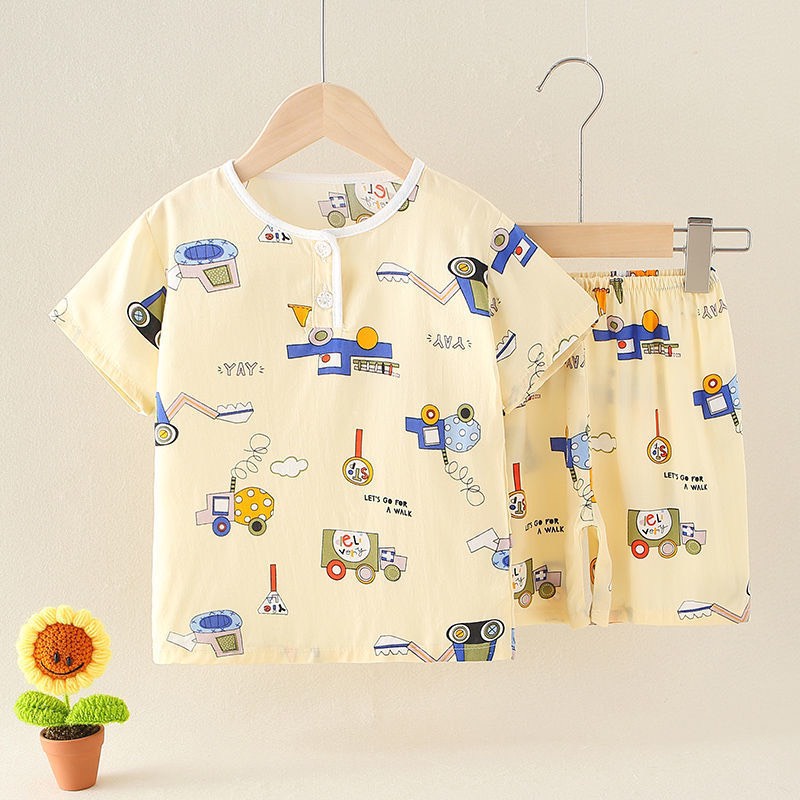 Bộ cộc bé trai,vải lanh( tole) loại 1 size 5-22 kg