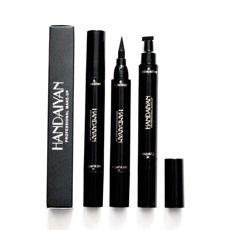 [Ready Stock] HANDAIYAN Hot Double-end Eyeliner Stamp Waterproof Eye Liner Black Pencil Pen | BigBuy360 - bigbuy360.vn