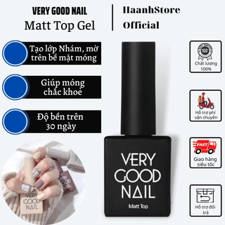 Very good Nail Sơn Gel Top Nhám Mờ, Không bóng Matt Top 10ml, Very good nail chính hãng, Độ bền cao