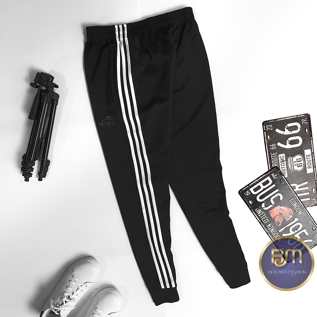 Quần thể thao 3 viền sọc bo ống thời trang đủ size M-2XL | BigBuy360 - bigbuy360.vn