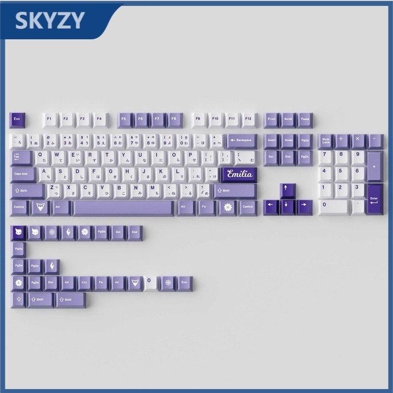 GMK Frost Witch Keycaps Cherry Profile 130 Phím Chất liệu PBT Quá trình nhuộm thăng hoa Bàn phím cơ học Keycaps