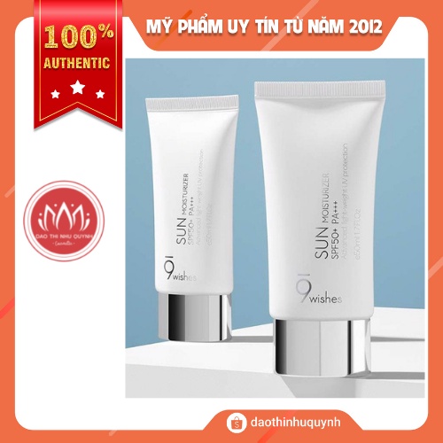 Kem Chống Nắng 9 Wishes Sun Moisturizer Spf 50+ Pa+++