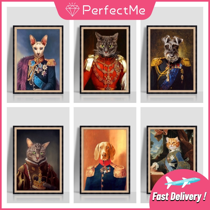 Bộ tranh đính đá 5D tự làm hình thú cưng 40×30cm