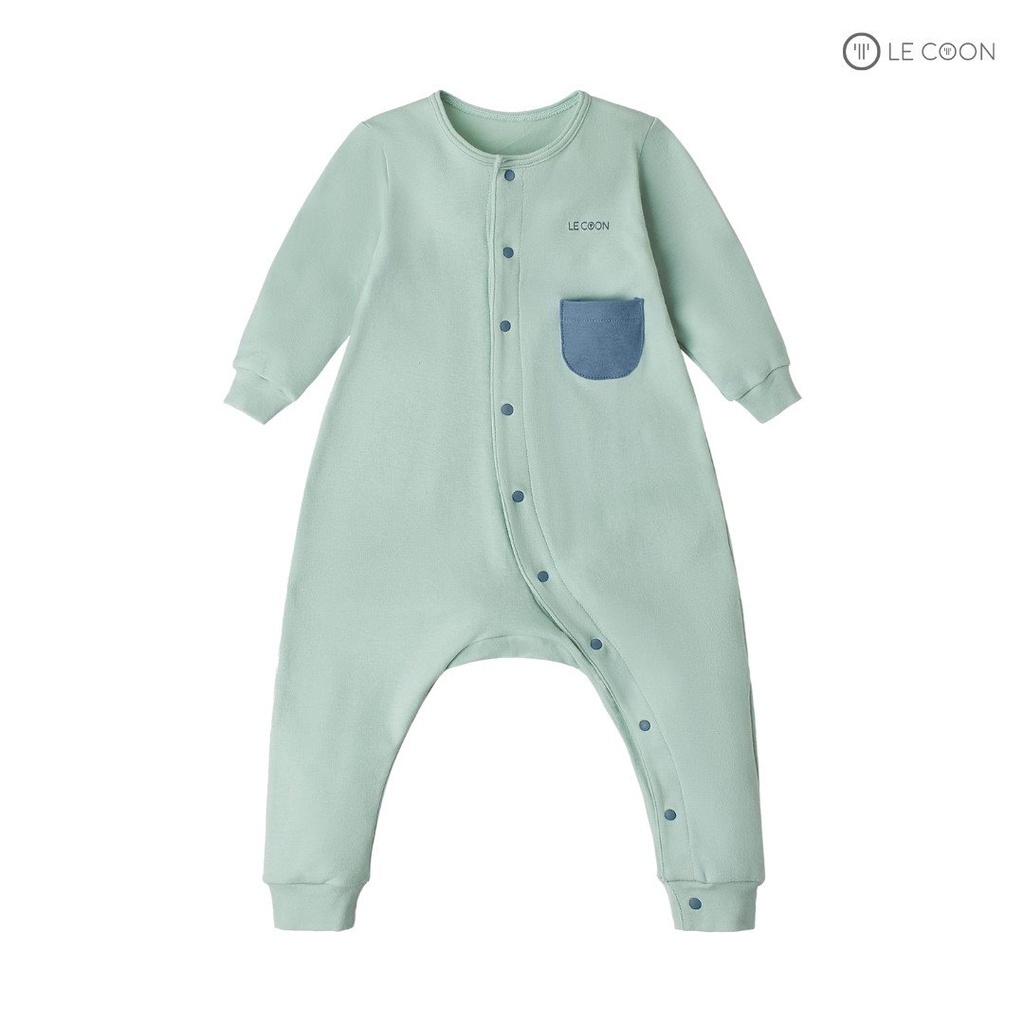 LE COON- Bộ bodysuit Lecoon cho  bé trai bé gái không bàn cúc bấm bên LC0766